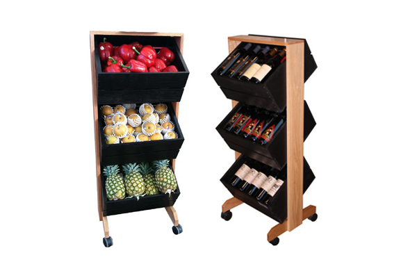 Crate Merchandisers with Product