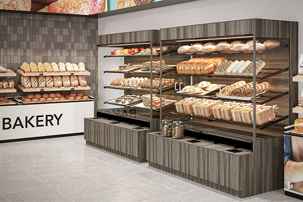 Endless Bakery Cases 4-Door In-Store