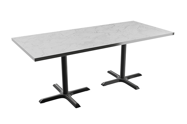 Victual Rectangle Dining Table - Marble Laminate