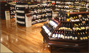 CMS wine department fixtures