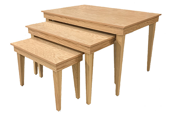 Nesting Tables Wood Top